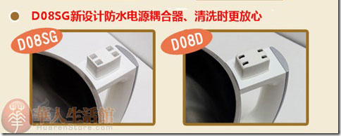 九阳豆浆机DJ13U-D08SG和DJ13U-D08D电源接口