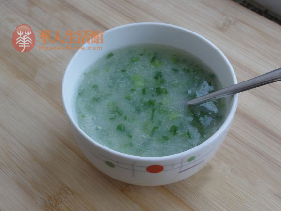 豆浆机做宝宝辅食-菠菜米糊