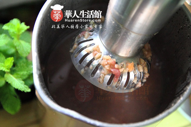 九阳料理奇机制作桂圆红豆粥4