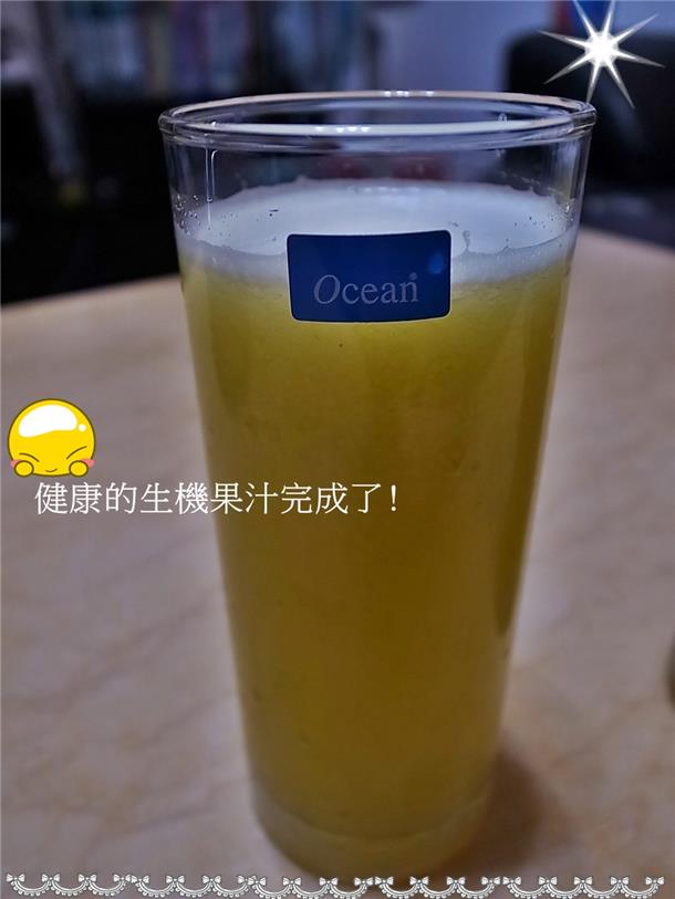 九阳豆浆机果汁制作完成