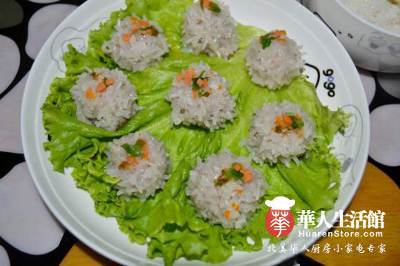 美的电压力锅食谱之珍珠丸子9