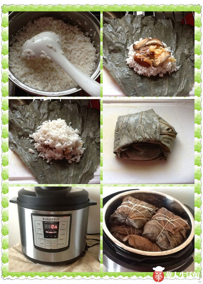 电压力锅食谱之糯米鸡 (3)
