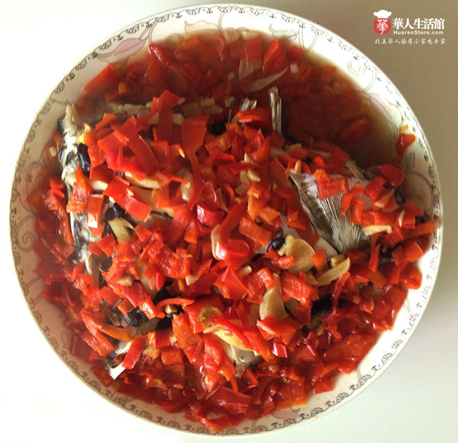 电压力锅食谱-剁椒鱼头8