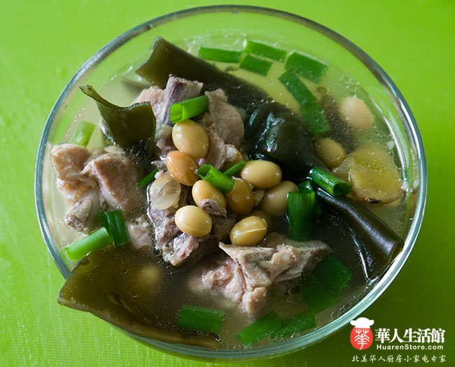 电压力锅食谱-海带排骨汤7