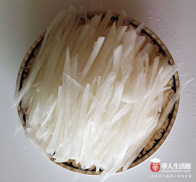 电压力锅食谱-素炒萝卜丝