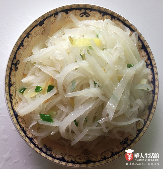 电压力锅食谱-素炒萝卜丝3