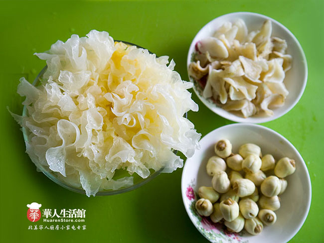 电压力锅食谱-银耳莲子汤2