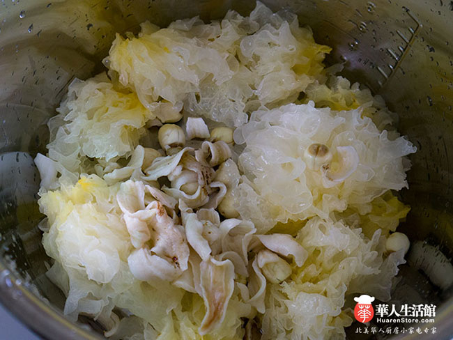 电压力锅食谱-银耳莲子汤3
