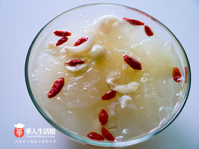 电压力锅食谱-银耳莲子汤4