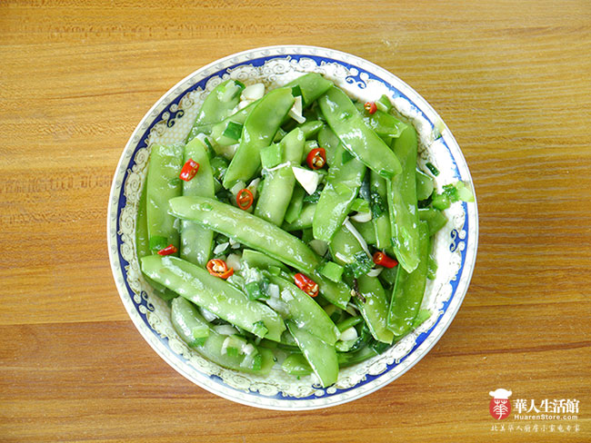 电压力锅食谱-清炒荷兰豆