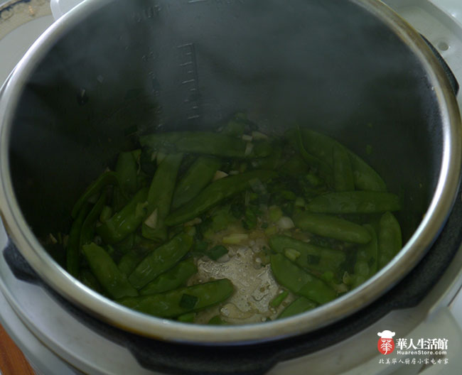 电压力锅食谱-清炒荷兰豆7