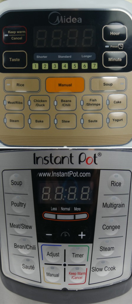 MY-CS6002W和Instant Pot IP-LUX60功能对比