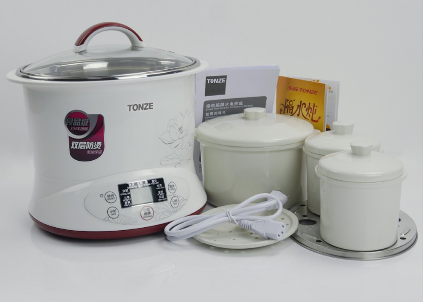 Tonze Smart Twin Ceramic Pot Electric Stewpot DGD22-22EG-1