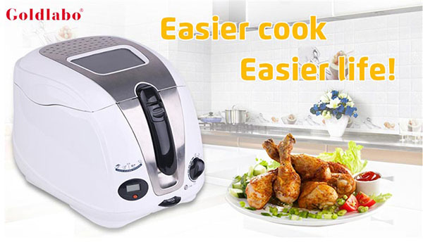 Removable Lid Non-stick Basket with Digital Timer Deep Frying ZG20A