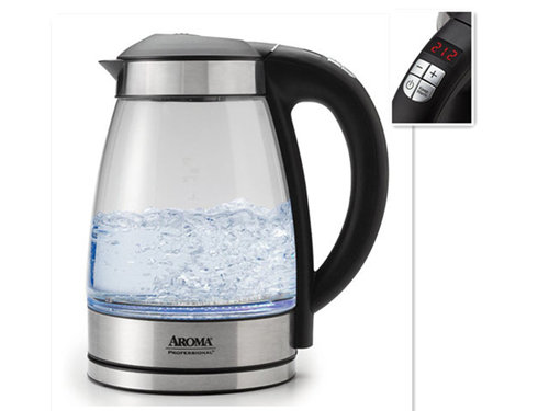 Automatic Cordless Digital Water Kettle with Tea Infuser