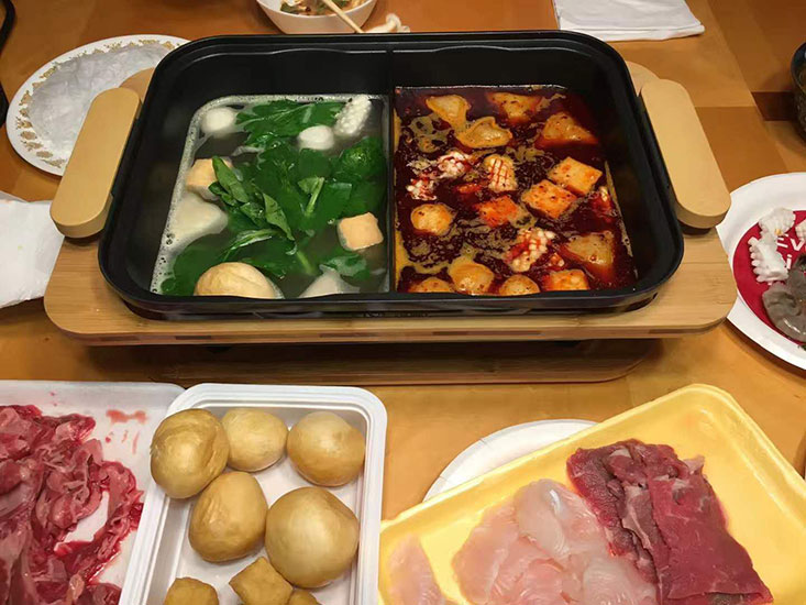 美国利仁鸳鸯电火锅