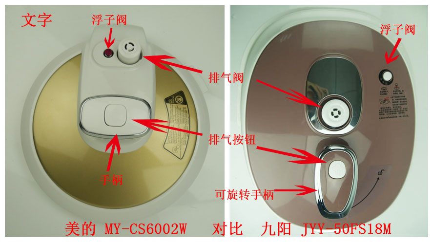 上盖对比图