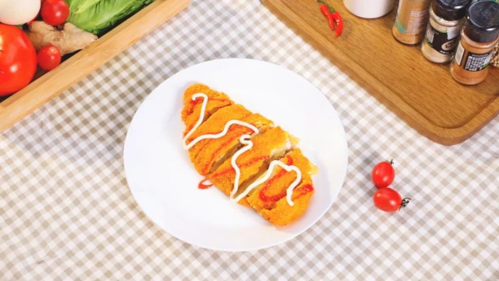 爱仕达铁锅做的芝士炸鸡排