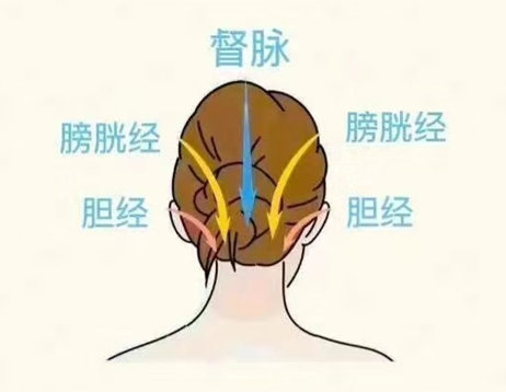 正确梳头方法