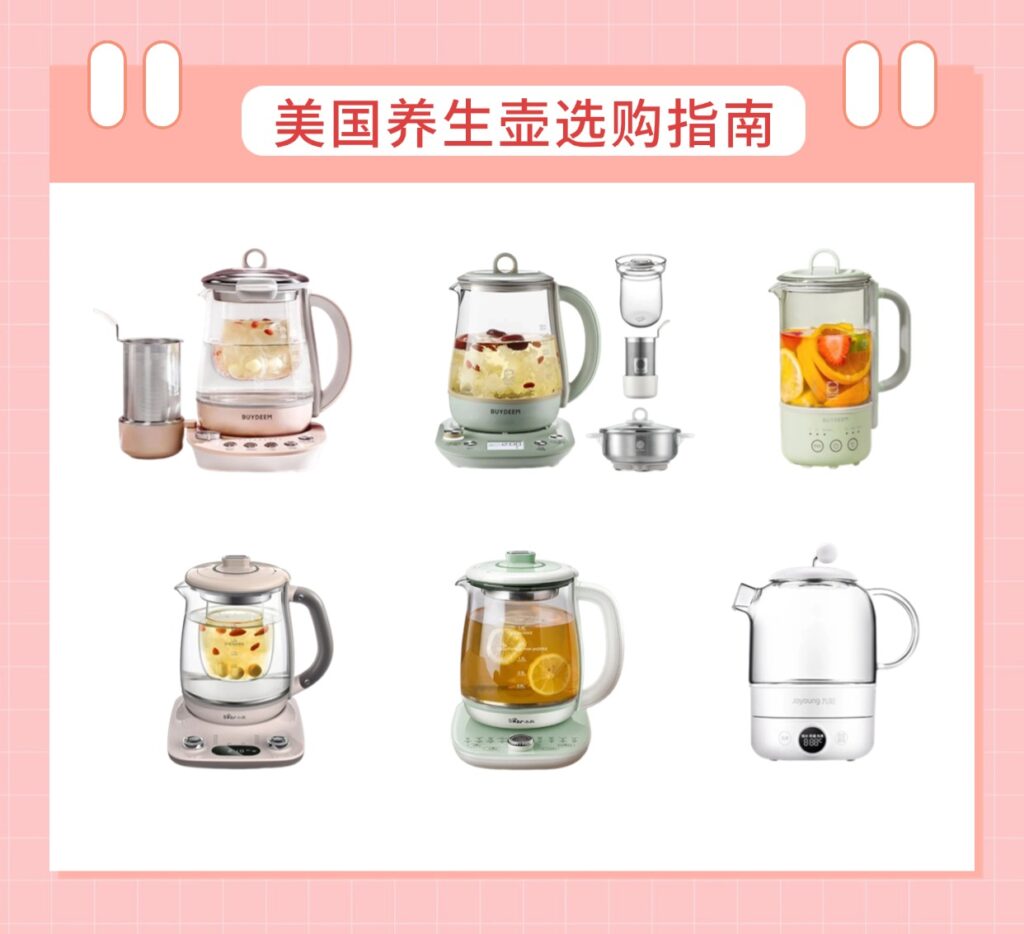 美国养生壶选购指南
