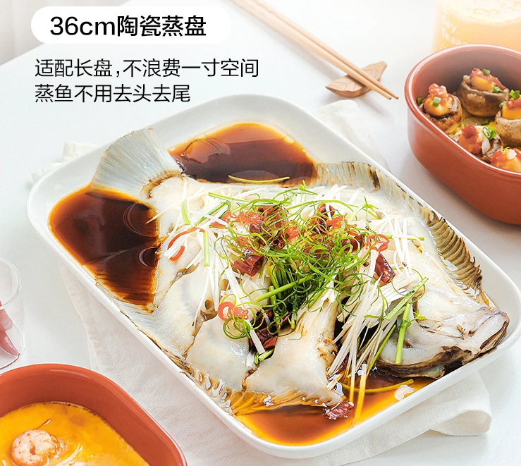 北鼎大号电蒸锅陶瓷蒸盘