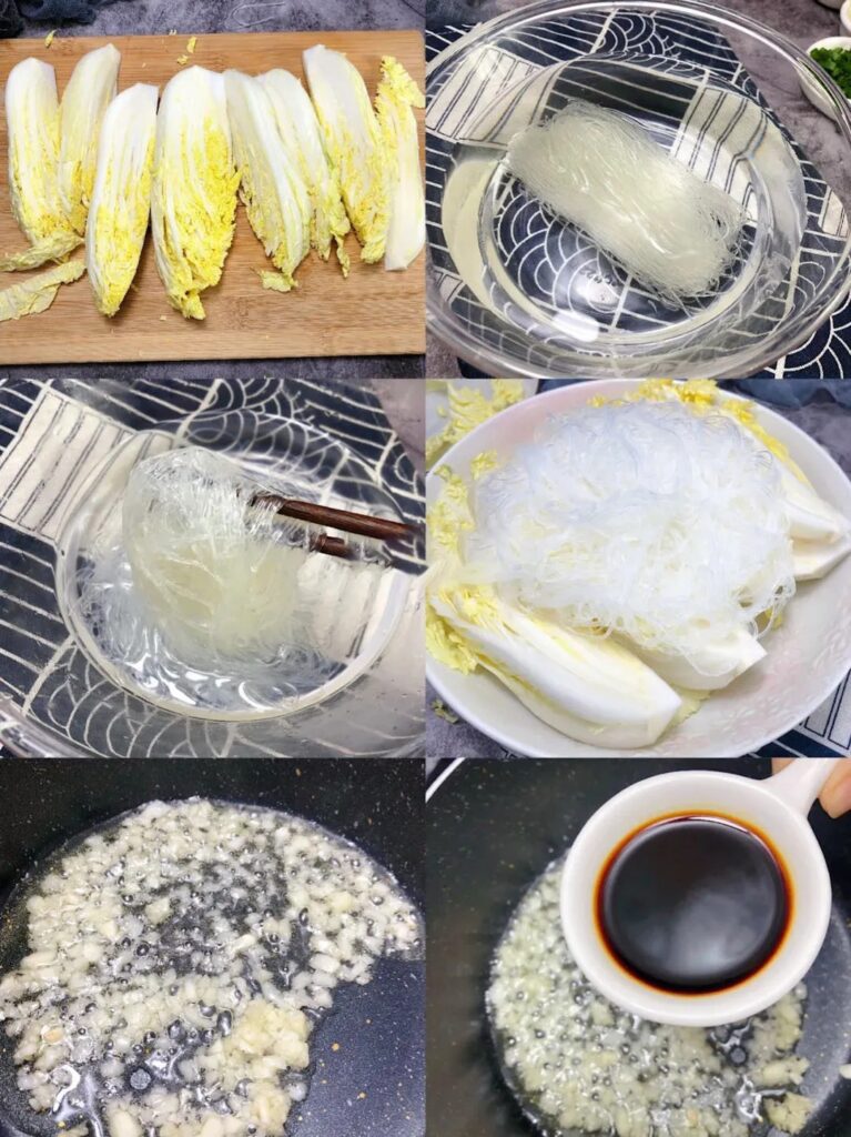 蒜蓉粉丝蒸白菜