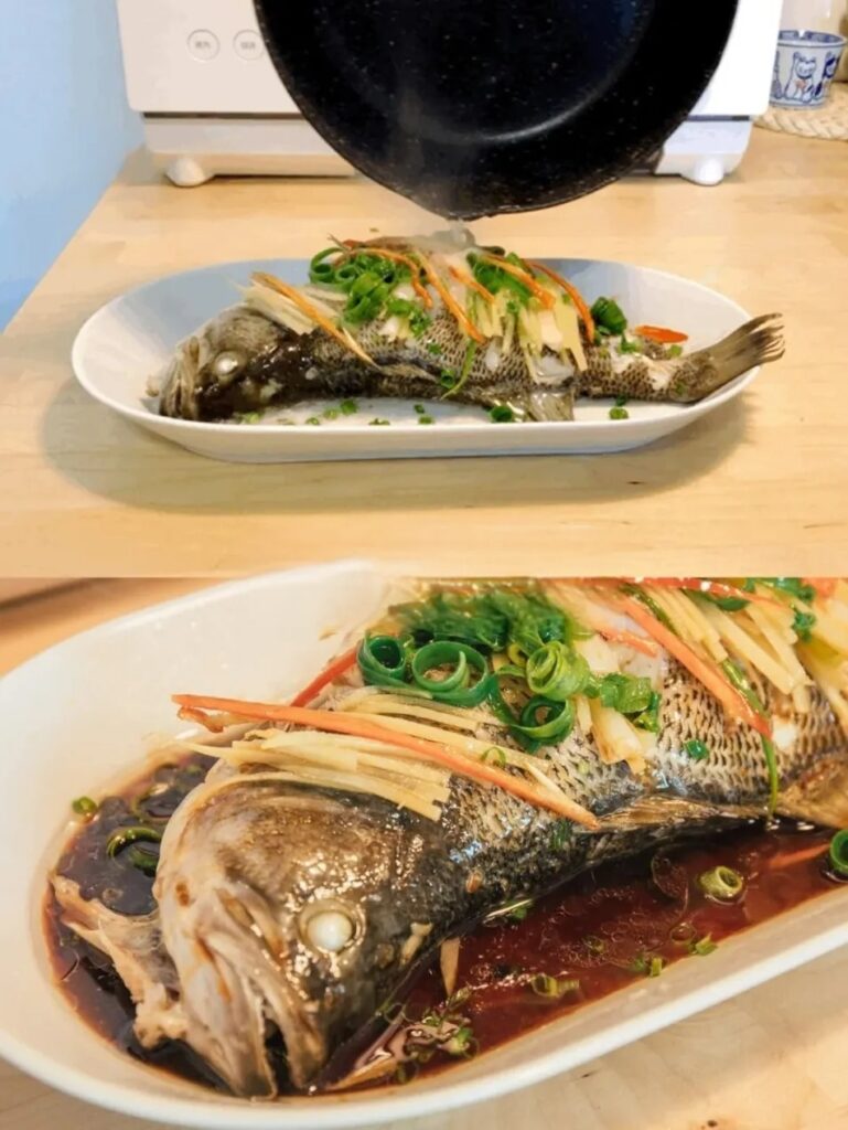 蒸鲈鱼