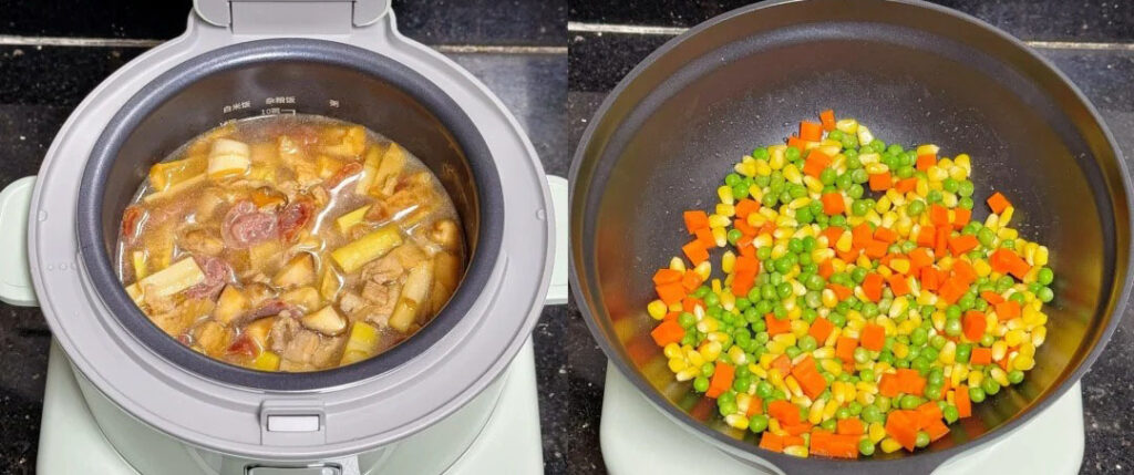 春笋腊肠焖饭