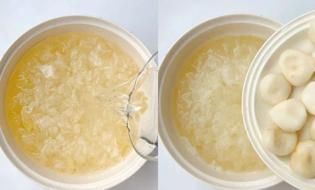 玉米马蹄银耳羹