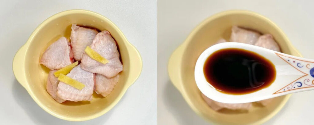 腐竹蒸鸡翅