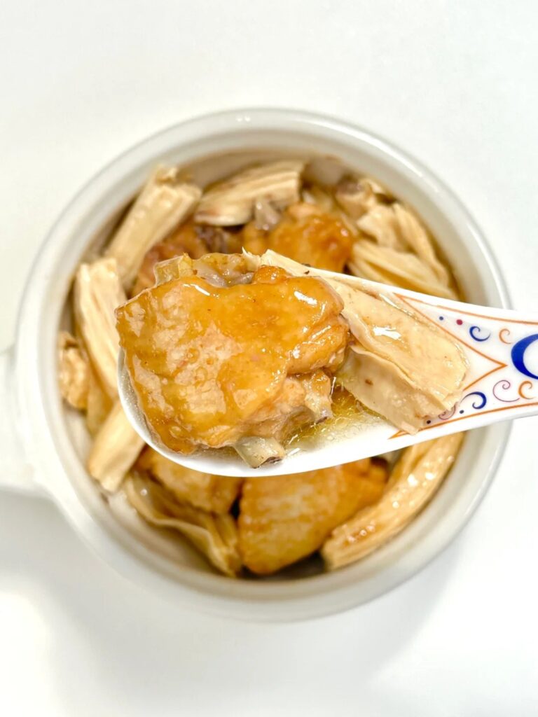 腐竹蒸鸡翅