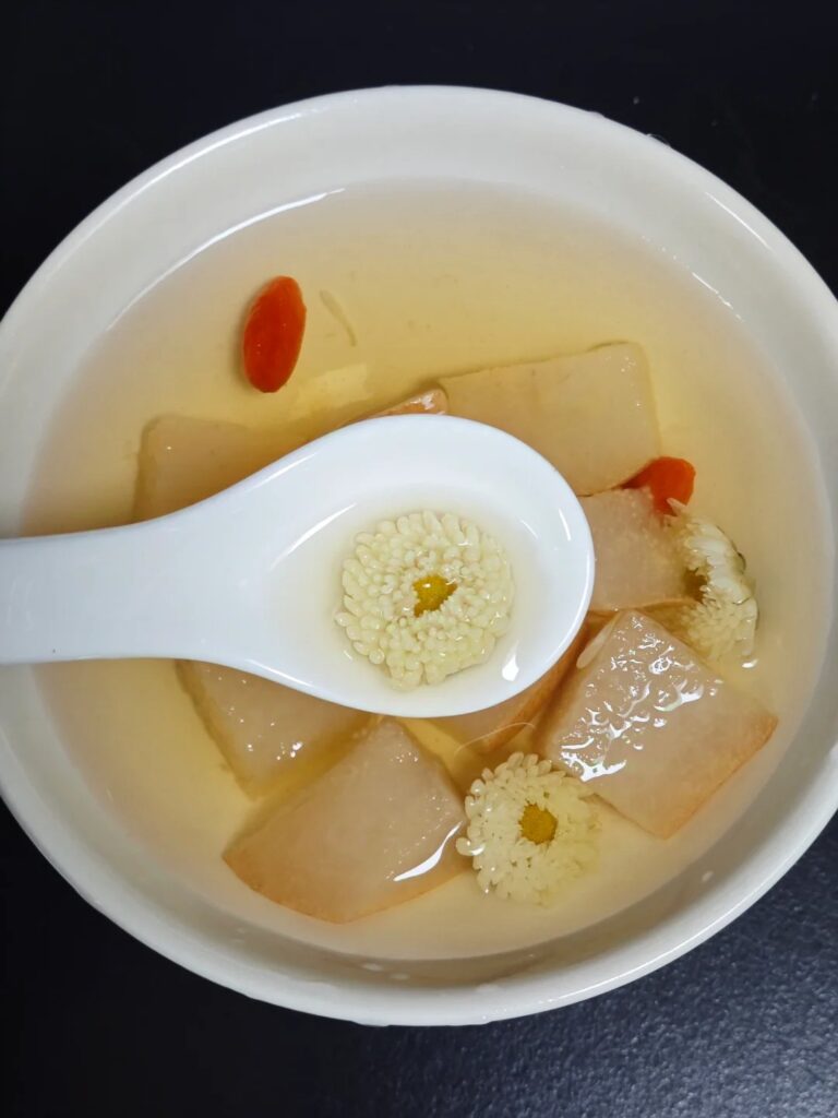 苹果菊花水