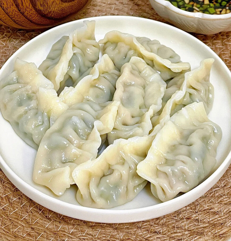 荠菜鸡蛋饺子