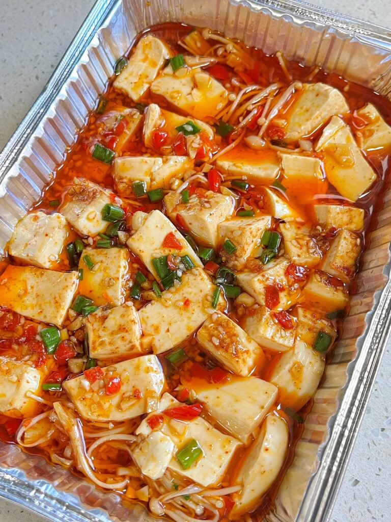 锡纸烤豆腐