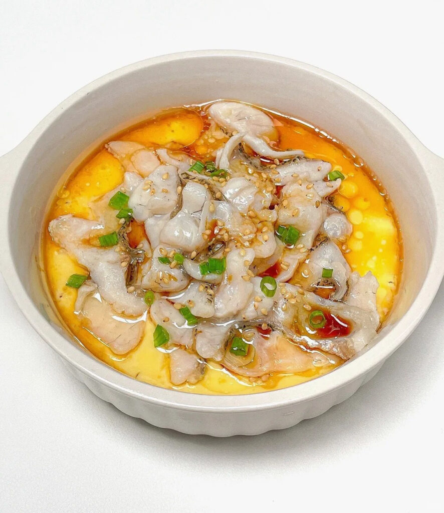 鲈鱼蒸蛋