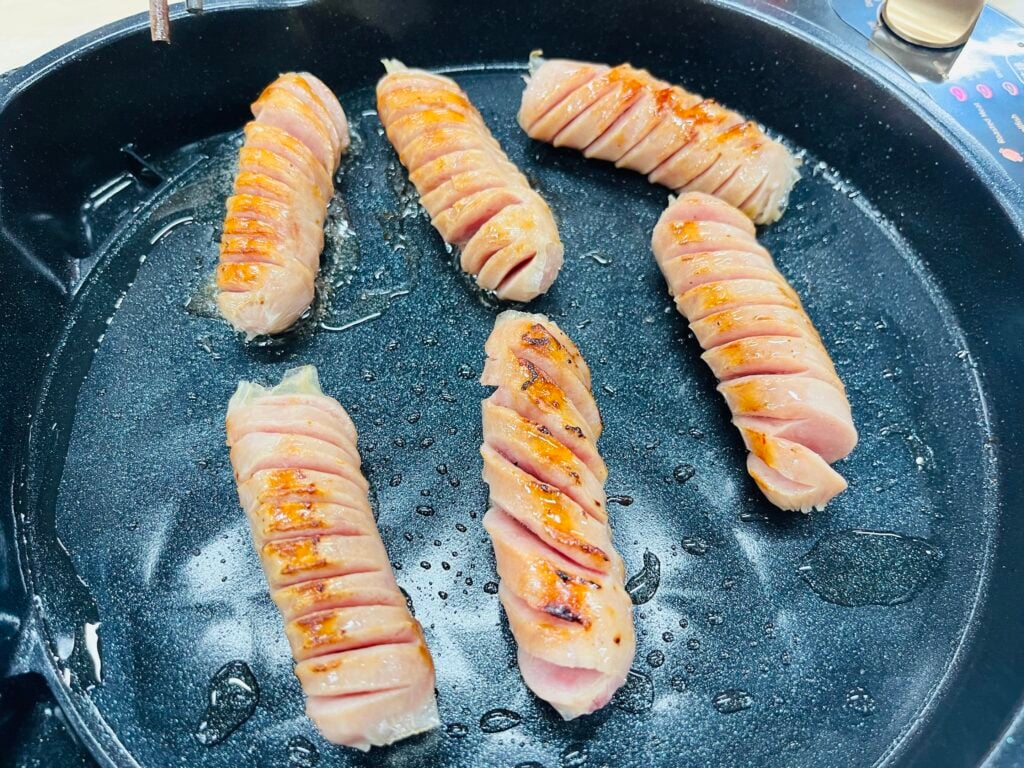 利仁电饼铛烤肠