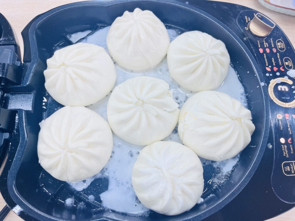 利仁电饼铛生煎包