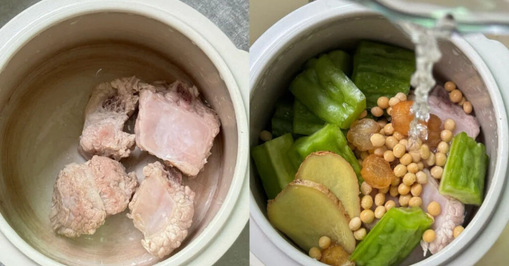 排骨苦瓜黄豆汤