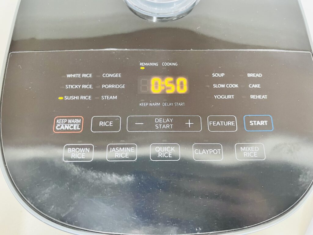 美的电饭煲做寿司
