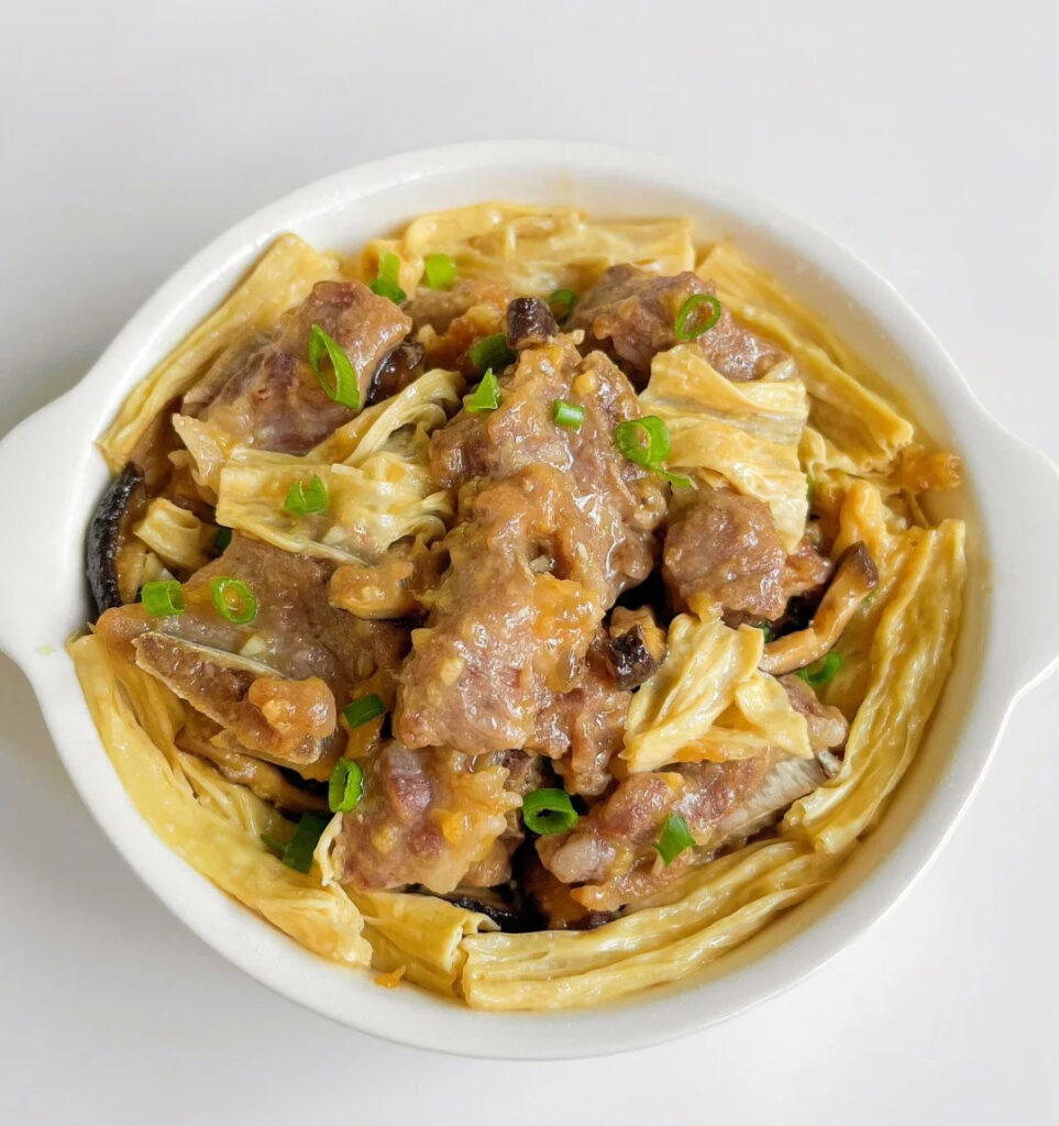 腐竹蒸排骨