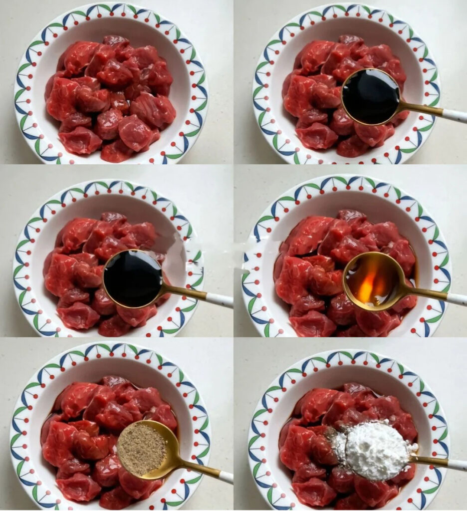 菠萝牛肉粒