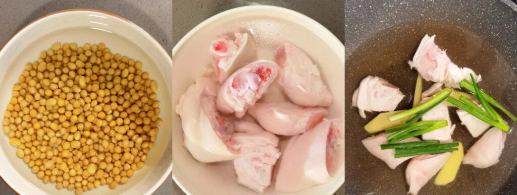 黄豆焖猪蹄