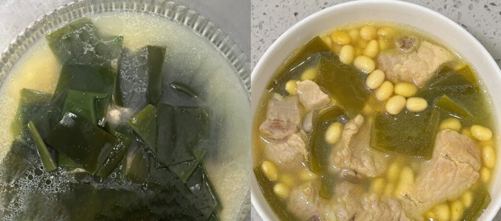 排骨海带黄豆汤