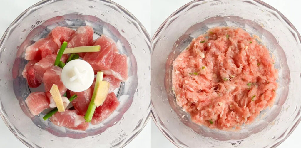 毛豆蒸肉饼