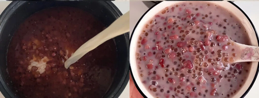 红豆西米露