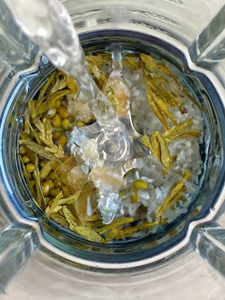 龙井冰豆浆