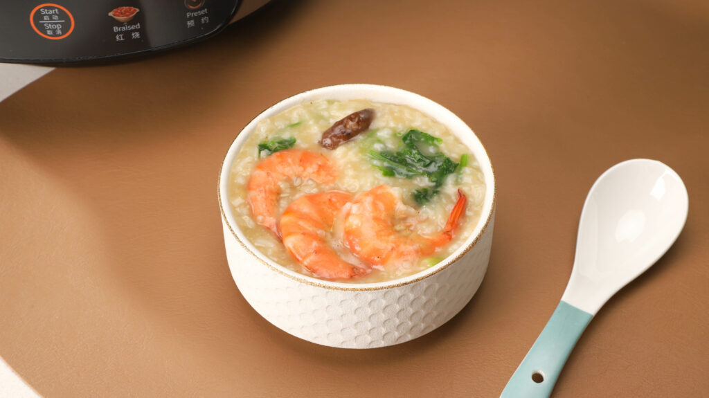 joydeem电炖锅煮粥效果