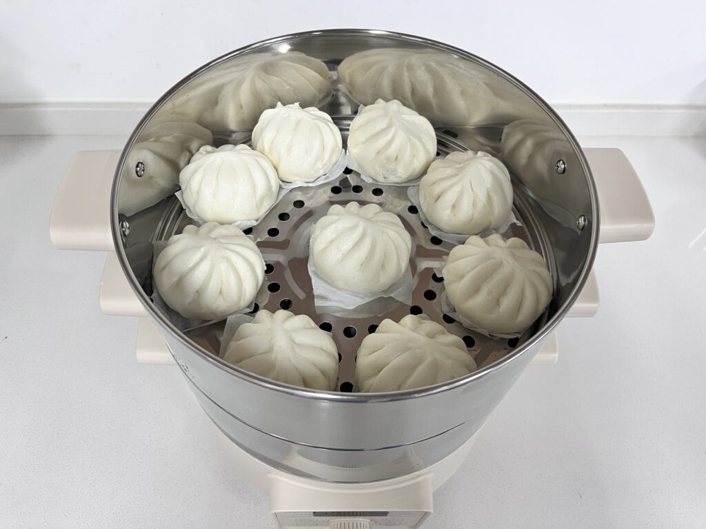 Joydeem不锈钢电蒸锅食谱-蒸叉烧包