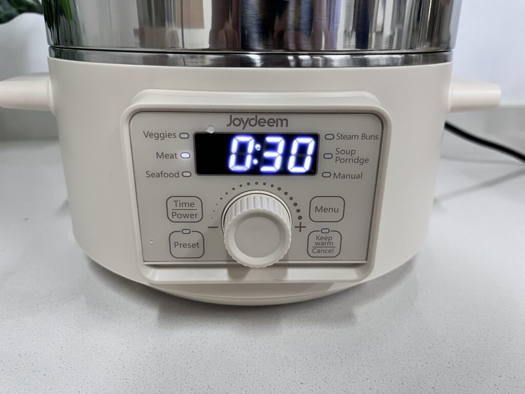 Joydeem不锈钢电蒸锅蒸鱼功能