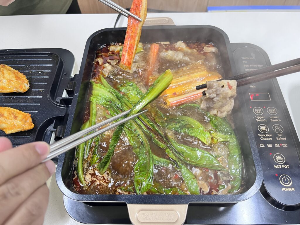 joydeem涮烤一体锅火锅容量大